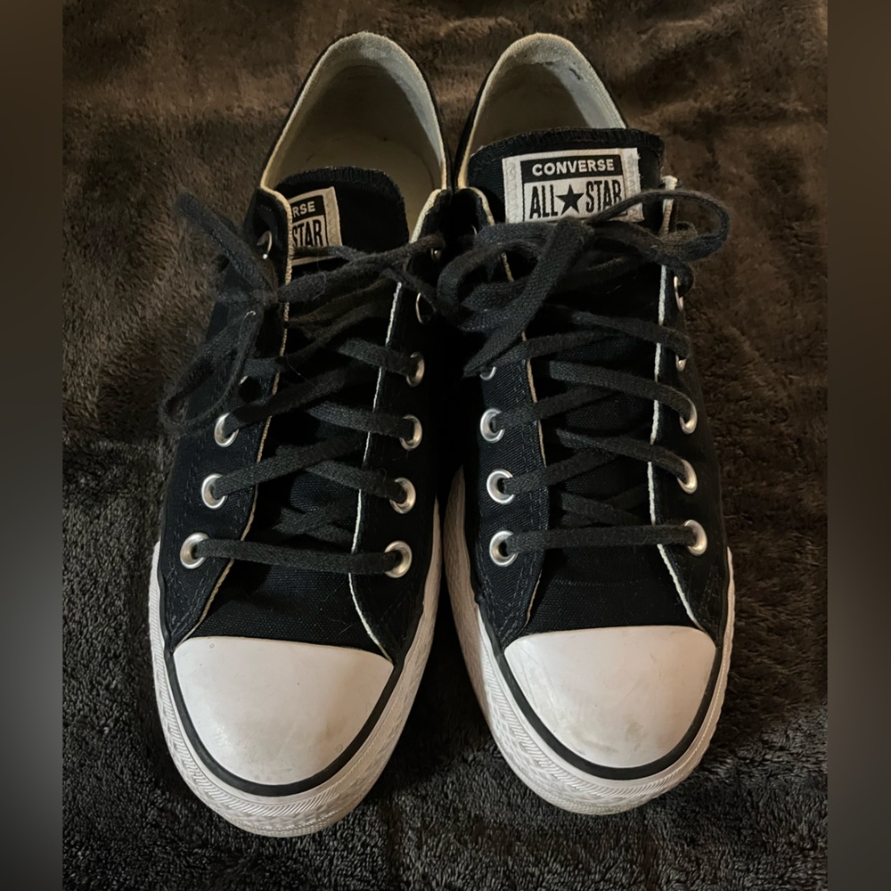 Converse Platform Low Top Sneakers - Black and White